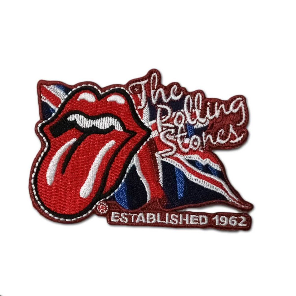画像1: The Rolling Stones アイロンパッチ／ワッペン ザ・ローリング・ストーンズ Lick The Flag (1)