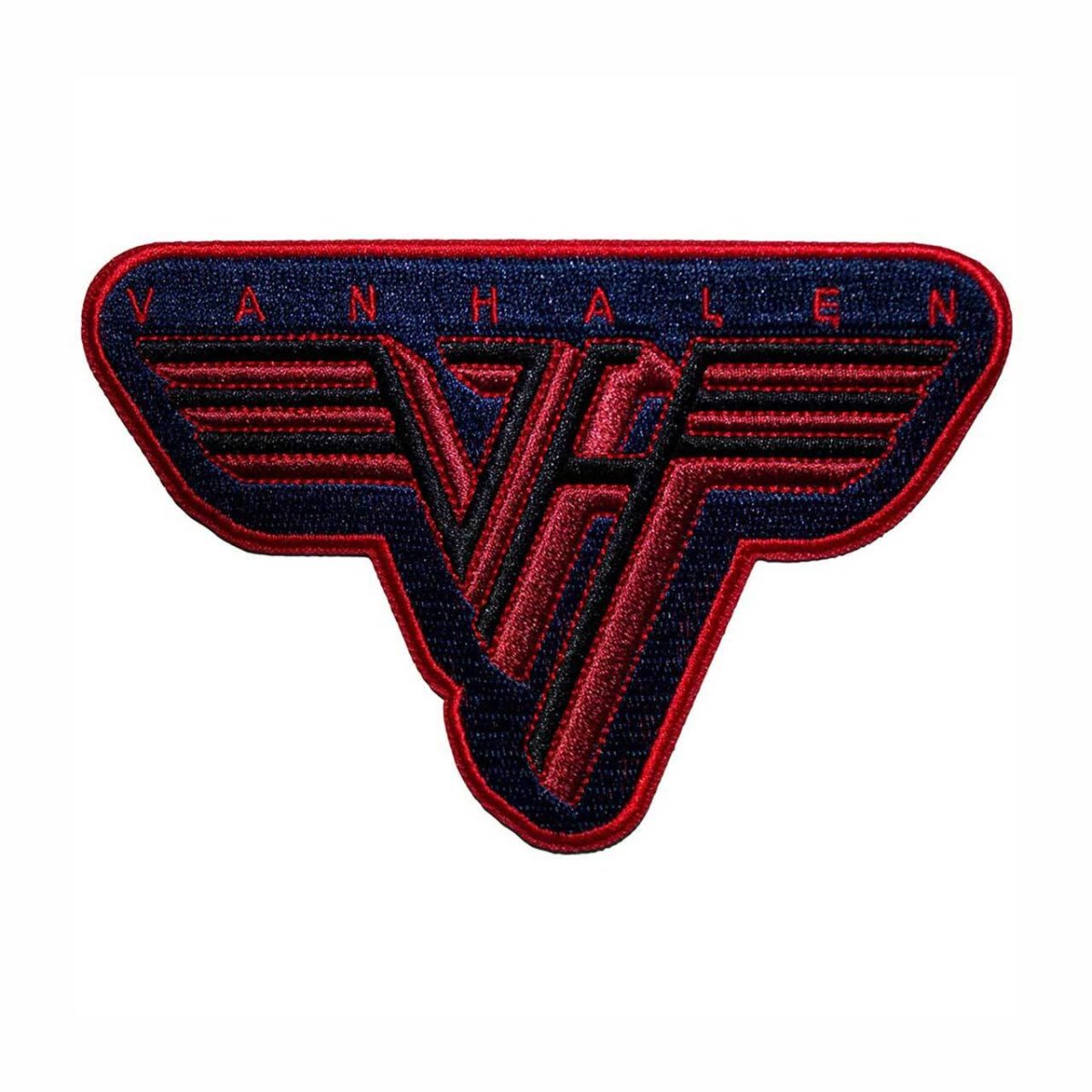 画像1: Van Halen アイロンパッチ／ワッペン ヴァン・ヘイレン Classic Logo Bordered (1)