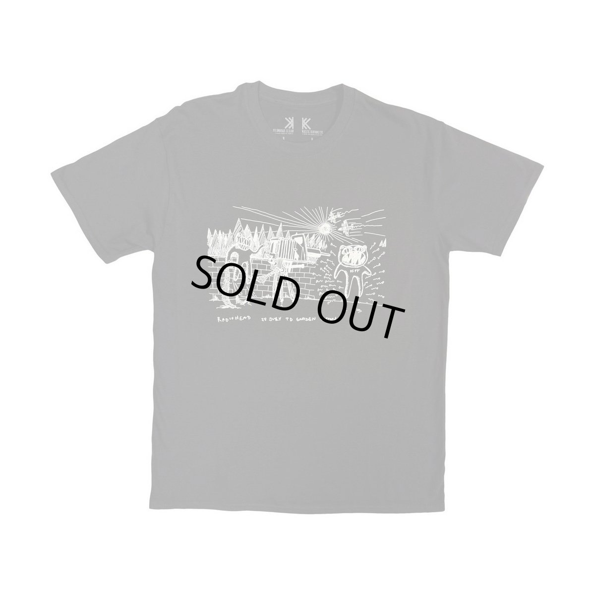 画像1: Radiohead バンドTシャツ レディオヘッド Despot BLACK [Organic Cortton] (1)