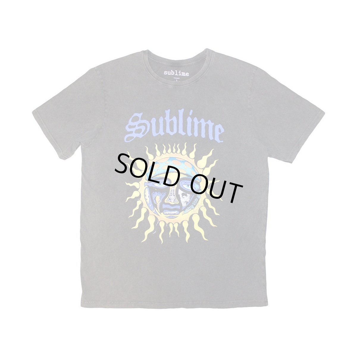 画像1: Sublime バンドTシャツ サブライム Sun Logo STONE WASH (1)