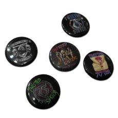 画像1: Twisted Sister バッジ5個セット トゥイステッド・シスター Ride To Live (1)