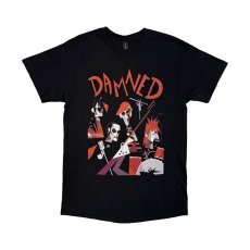 画像1: The Damned バンドTシャツ ザ・ダムド Cartoon EU Tour Summer 2025 [Back Print] (1)