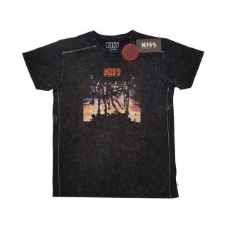 KISS バンドTシャツ キッス End Of The Road World Tour STONE WASH