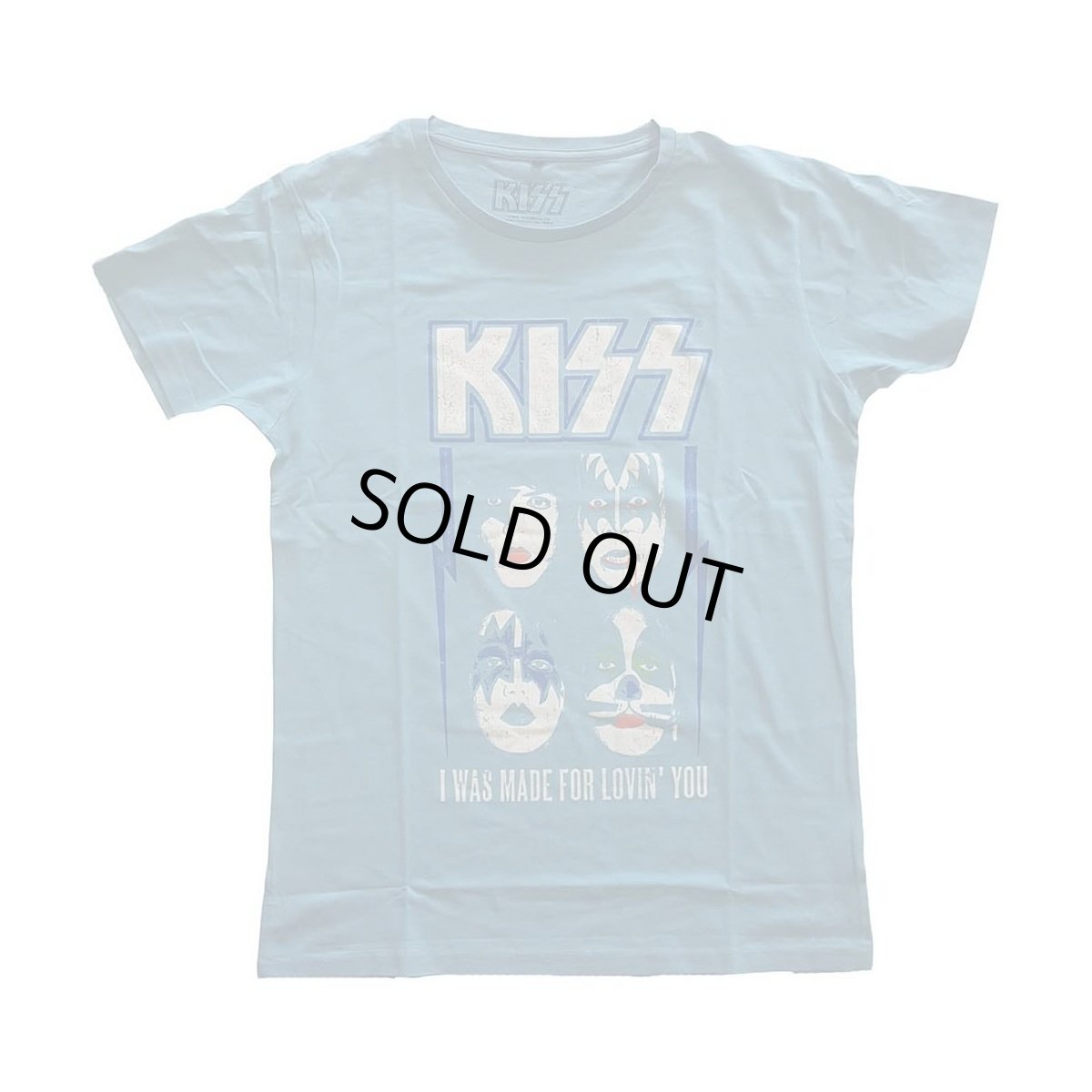 画像1: KISS バンドTシャツ キッス Made For Lovin You BLUE (1)