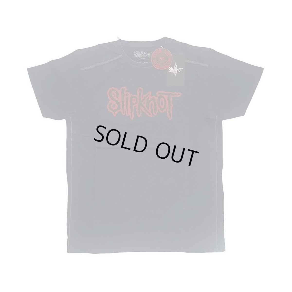 画像1: Slipknot バンドTシャツ スリップノット Logo SNOW WASH NAVY [Back Print] (1)