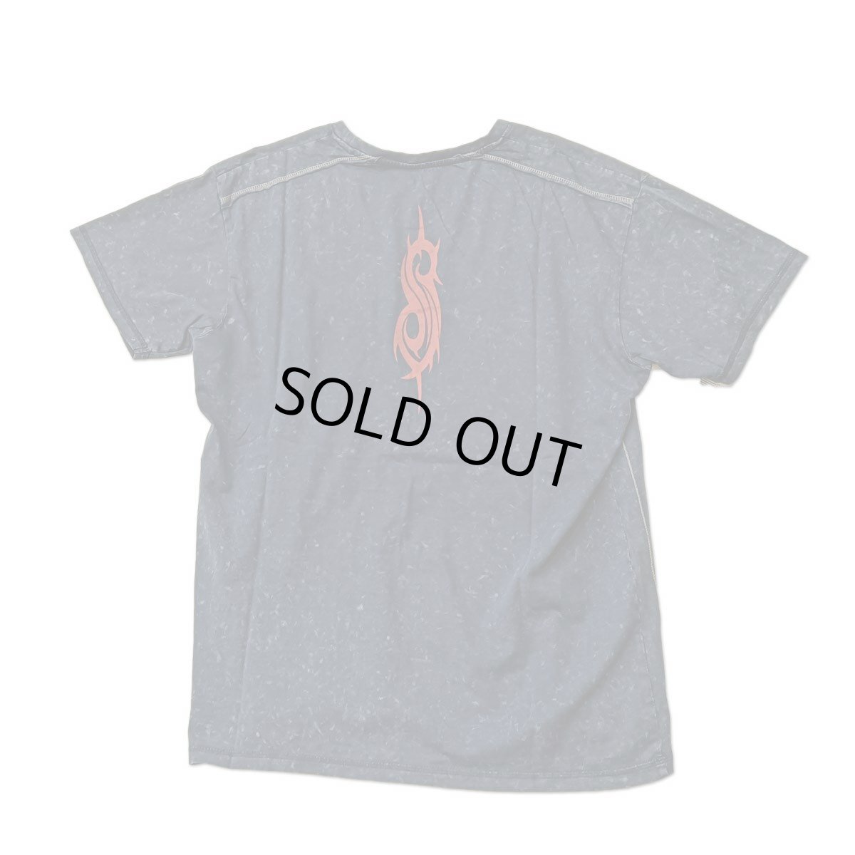 画像2: Slipknot バンドTシャツ スリップノット Logo SNOW WASH NAVY [Back Print] (2)