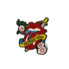 画像1: The Rolling Stones メタルピンバッジ ザ・ローリング・ストーンズ Tongue A3 (1)