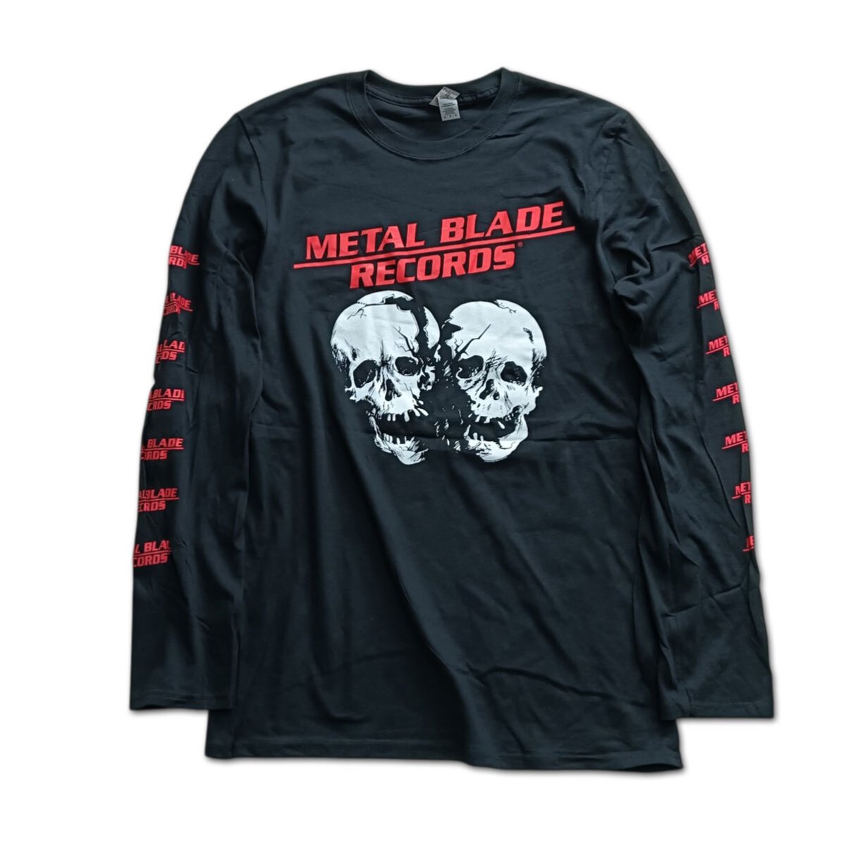画像1: Metal Blade Records ロングスリーヴシャツ メタル・ブレード・レコーズ Crushed Skulls [Back Print] (1)