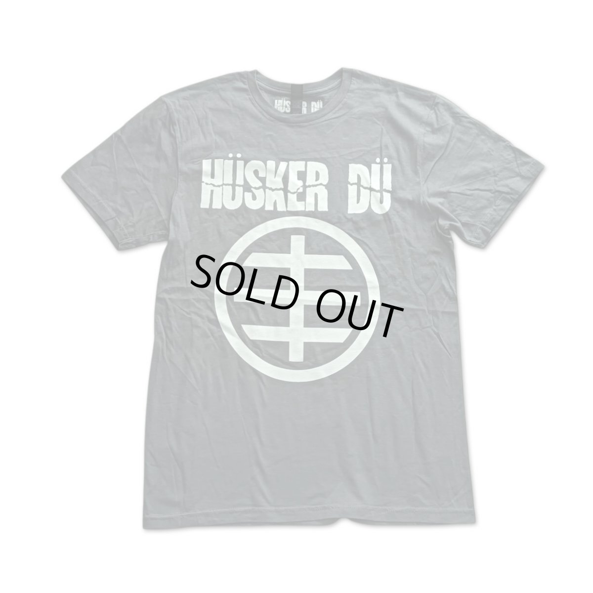 画像1: Husker Du バンドTシャツ ハスカー・ドゥ Circle Logo CHARCOAL (1)