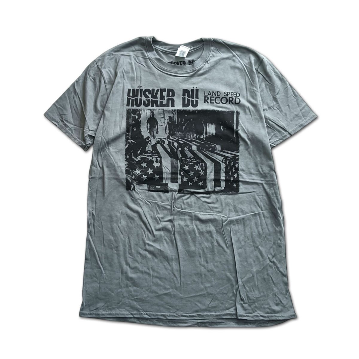 画像1: Husker Du バンドTシャツ ハスカー・ドゥ Land Speed Record CHARCOAL (1)