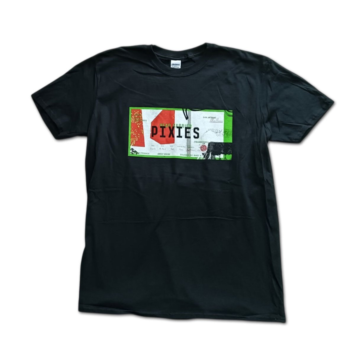 画像1: Pixies バンドTシャツ ピクシーズ Head Carrier BLACK (1)