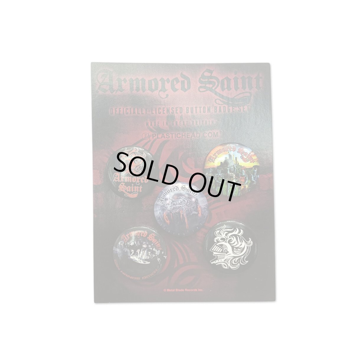 画像1: Armored Saint バッジ5個セット アーマード・セイント Button Set (1)