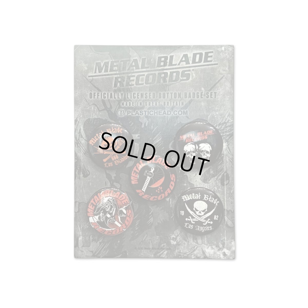 画像1: Metal Blade Records バッジ5個セット メタル・ブレード・レコーズ Button Set (1)