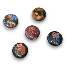 画像1: Ozzy Osbourne バッジ5個セット オジー・オズボーン Diary Of A Madman (1)