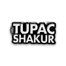 画像1: 2Pac メタルピンバッジ トゥパック  Tupac Classic Logo (1)