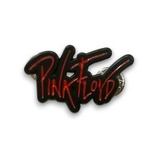 画像1: Pink Floyd メタルピンバッジ ピンク・フロイド The Wall Text Logo (1)