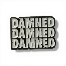 画像1: The Damned メタルピンバッジ ザ・ダムド Stacked Logo (1)