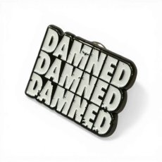 画像3: The Damned メタルピンバッジ ザ・ダムド Stacked Logo (3)