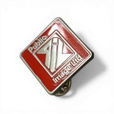 画像3: PiL Public Image Ltd メタルピンバッジ New Logo RED (3)