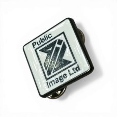 画像3: PiL Public Image Ltd メタルピンバッジ New Logo WHITE (3)