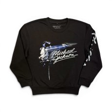 画像1: Michael Jackson スウェットシャツ マイケル・ジャクソン Hat Poses [Back Print] (1)