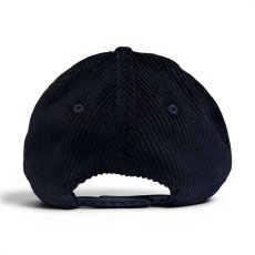 画像3: The Beatles スナップバックキャップ ザ・ビートルズ Drop T Logo & Apple Corduroy NAVY (3)