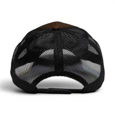 画像3: The Beatles メッシュスナップバックキャップ ザ・ビートルズ Drop T Logo & Apple BROWN/BLACK (3)