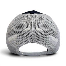 画像3: The Beatles メッシュスナップバックキャップ ザ・ビートルズ Drop T Logo & Apple NAVY/WHITE (3)