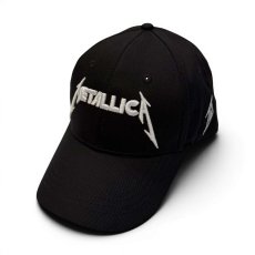 画像1: Metallica スナップバックキャップ メタリカ Text & M Logos (1)