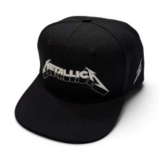 画像1: Metallica フラットビルスナップバックキャップ メタリカ 3D & M Logos (1)
