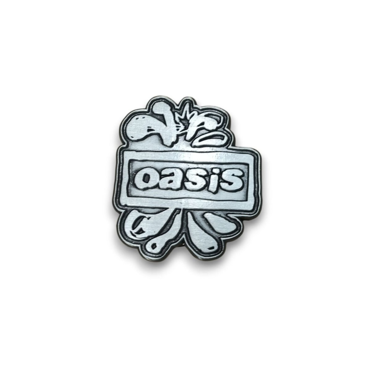 画像1: Oasis メタルピンバッジ オアシス Splat (1)