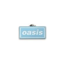 画像1: Oasis メタルピンバッジ オアシス Decca Logo LIGHT BLUE (1)