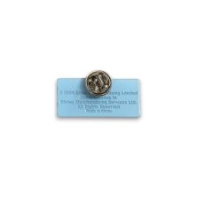 画像2: Oasis メタルピンバッジ オアシス Decca Logo LIGHT BLUE (2)