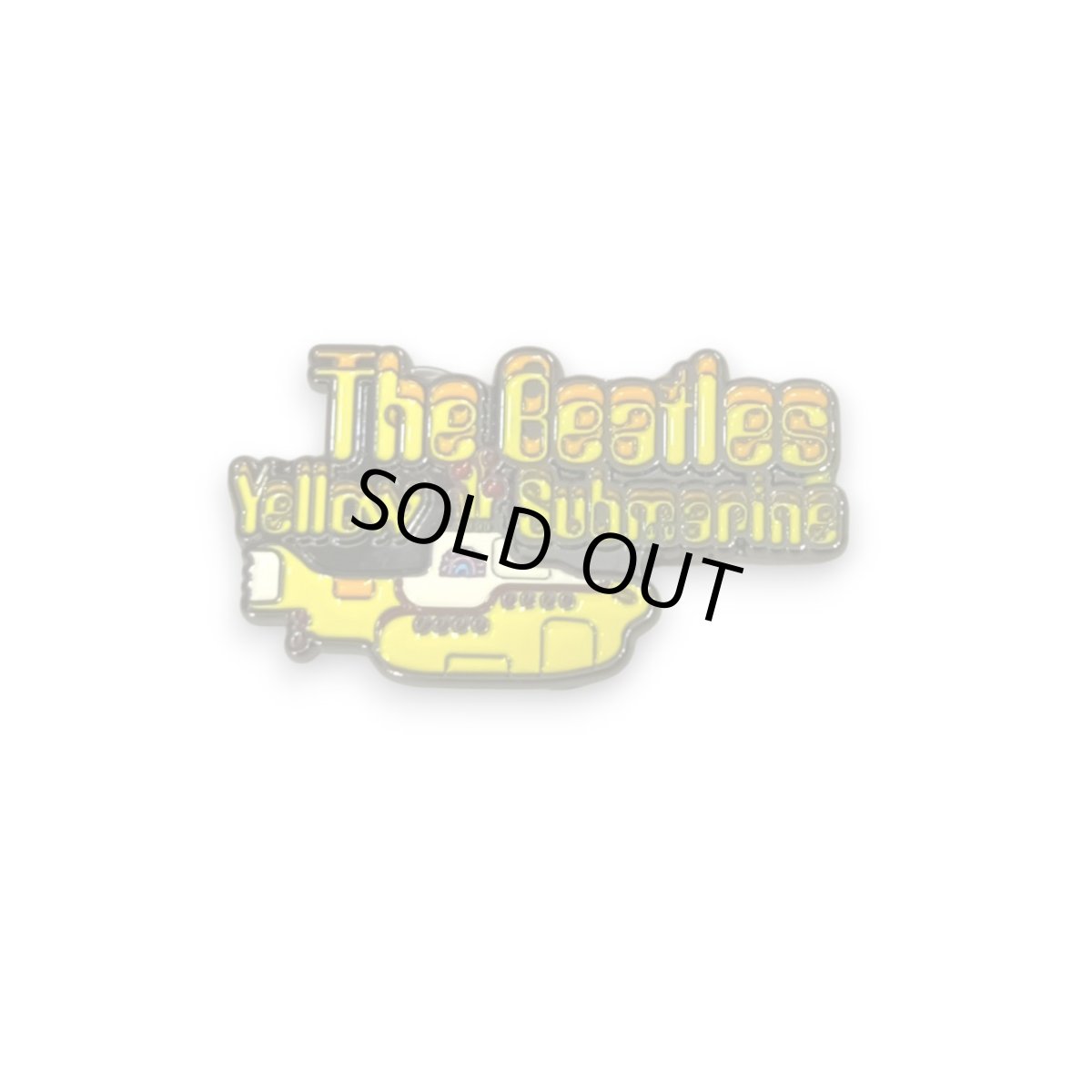画像1: The Beatles メタルピンバッジ ザ・ビートルズ Yellow Submarine Logo (1)