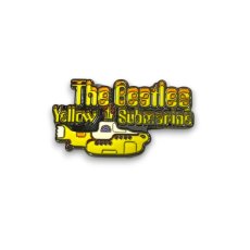 画像1: The Beatles メタルピンバッジ ザ・ビートルズ Yellow Submarine Logo (1)