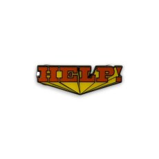 画像1: The Beatles メタルピンバッジ ザ・ビートルズ Help! Logo (1)