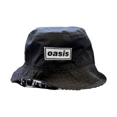 画像1: Oasis リバーシブルバケットハット オアシス Decca Logo/Definitely Maybe (1)