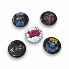 画像1: Rush バッジ5個セット ラッシュ Starman (1)