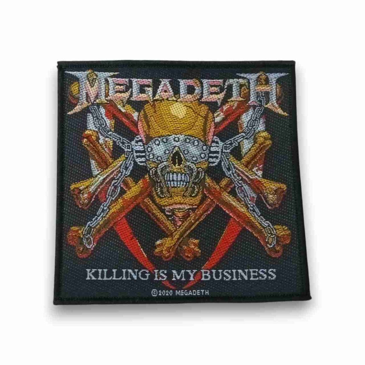 画像1: Megadeth パッチ／ワッペン メガデス Killing Is My Business (1)