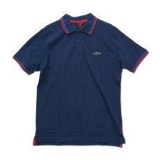 画像1: Pink Floyd ポロシャツ ピンク・フロイド Prism NAVY (1)