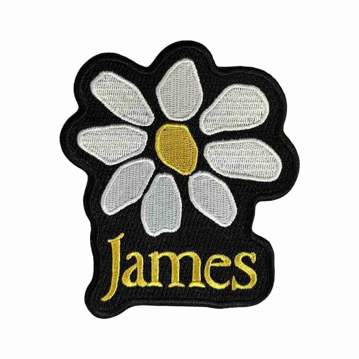 画像1: James アイロンパッチ／ワッペン ジェイムス White Daisy (1)