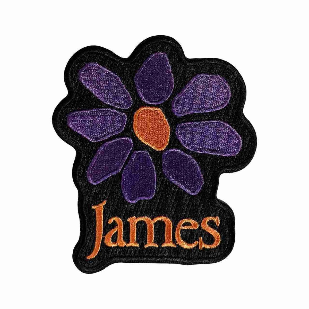 画像1: James アイロンパッチ／ワッペン ジェイムス Purple Daisy (1)