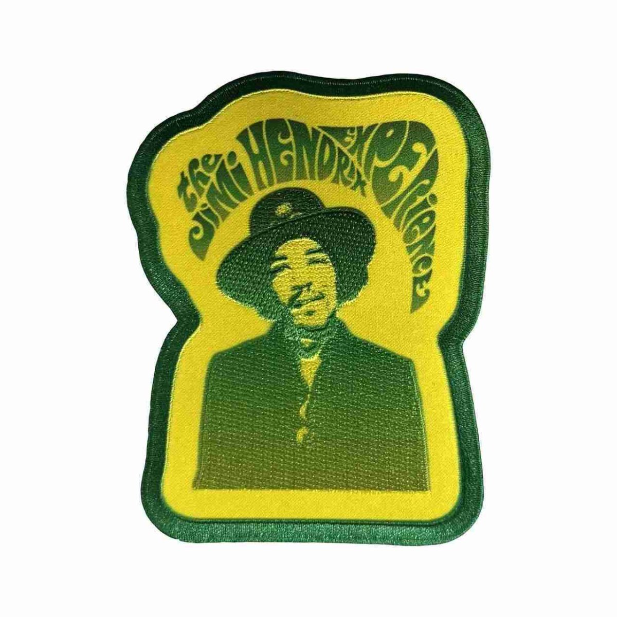 画像1: Jimi Hendrix アイロンパッチ／ワッペン ジミ・ヘンドリックス Jimi and Swirl Logo (1)