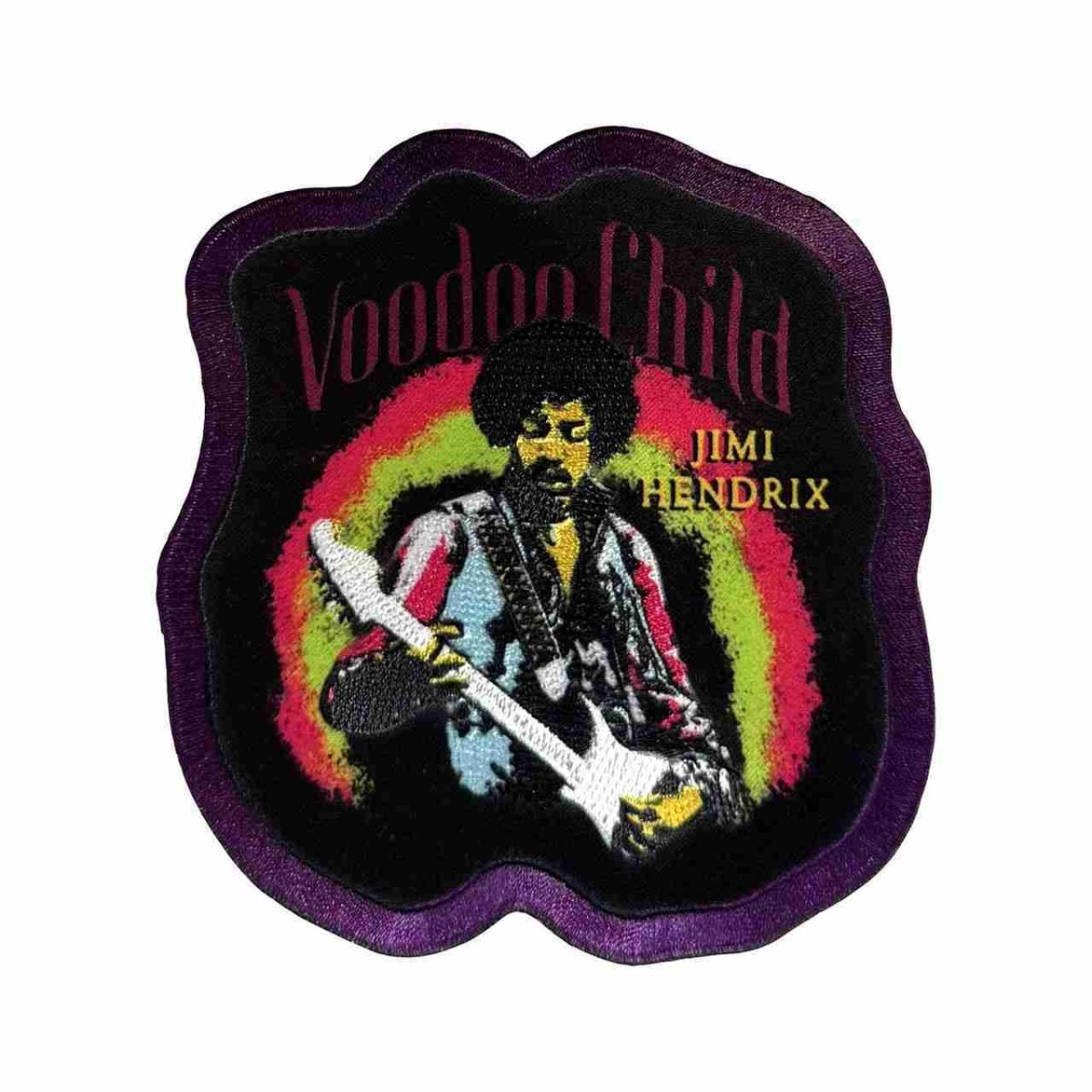画像1: Jimi Hendrix アイロンパッチ／ワッペン ジミ・ヘンドリックス Voodoo Child (1)