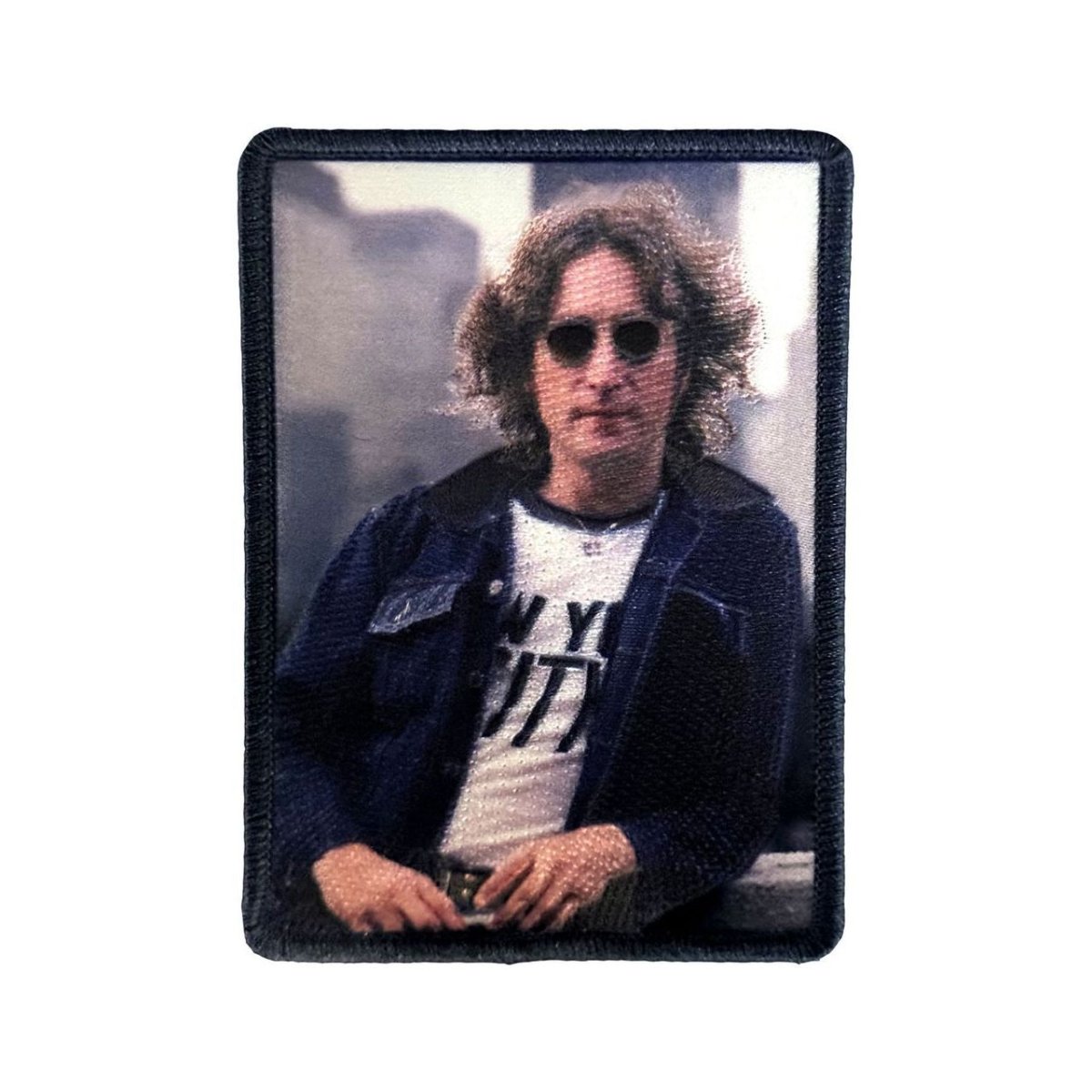 画像1: John Lennon アイロンパッチ／ワッペン ジョン・レノン NYC Tee (1)
