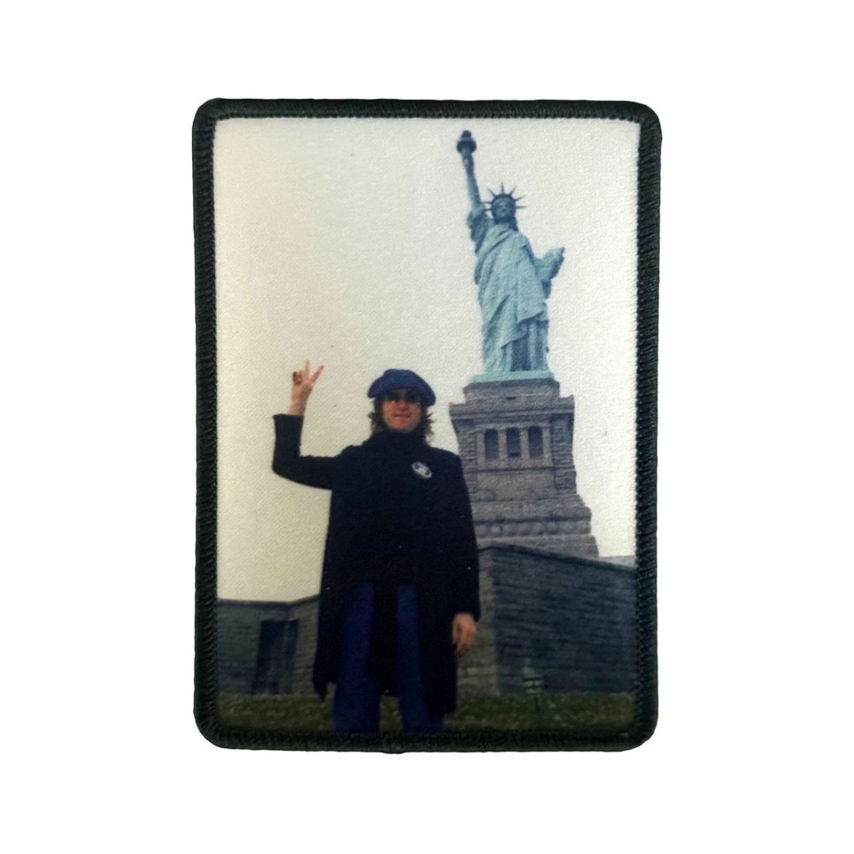画像1: John Lennon アイロンパッチ／ワッペン ジョン・レノン Liberty (1)