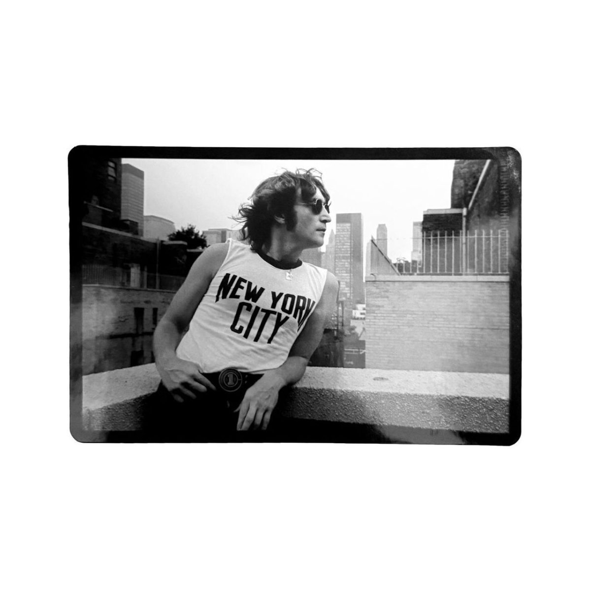 画像1: John Lennon ステッカー ジョン・レノン Leaning (1)