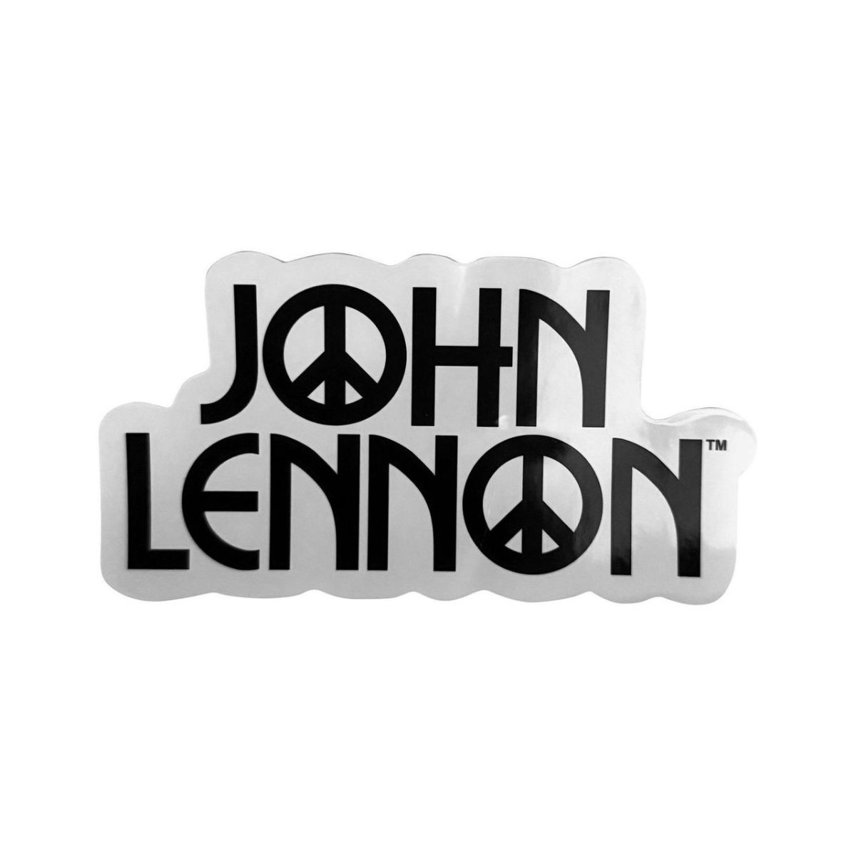 画像1: John Lennon ステッカー ジョン・レノン Peace Logo (1)