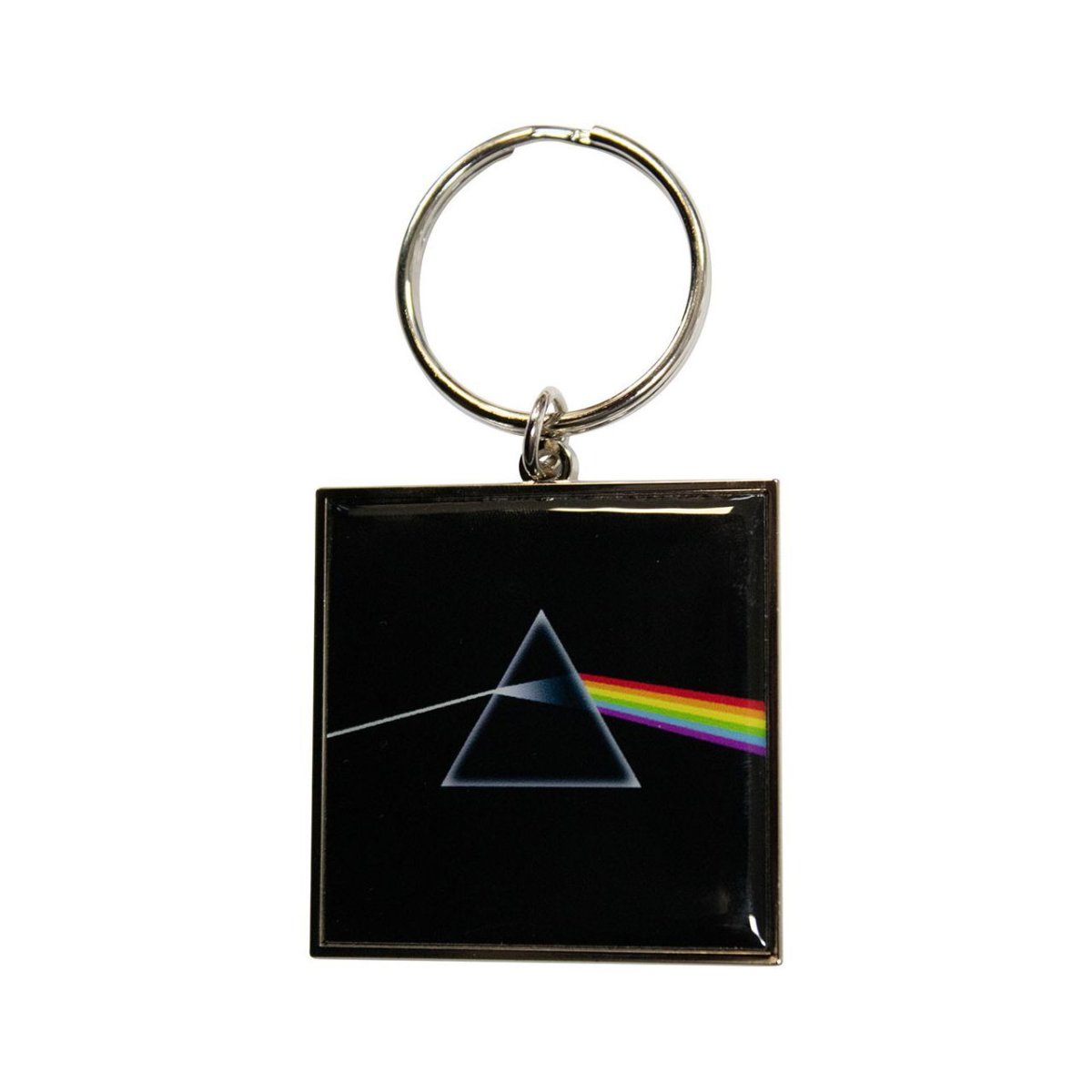 画像1: Pink Floyd メタルキーリング キーホルダー ピンク・フロイド Dark Side Of The Moon Album (1)