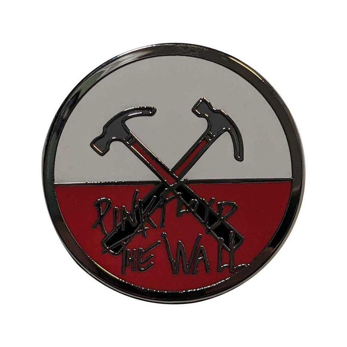 画像1: Pink Floyd メタルピンバッジ ピンク・フロイド Hammers Logo (1)